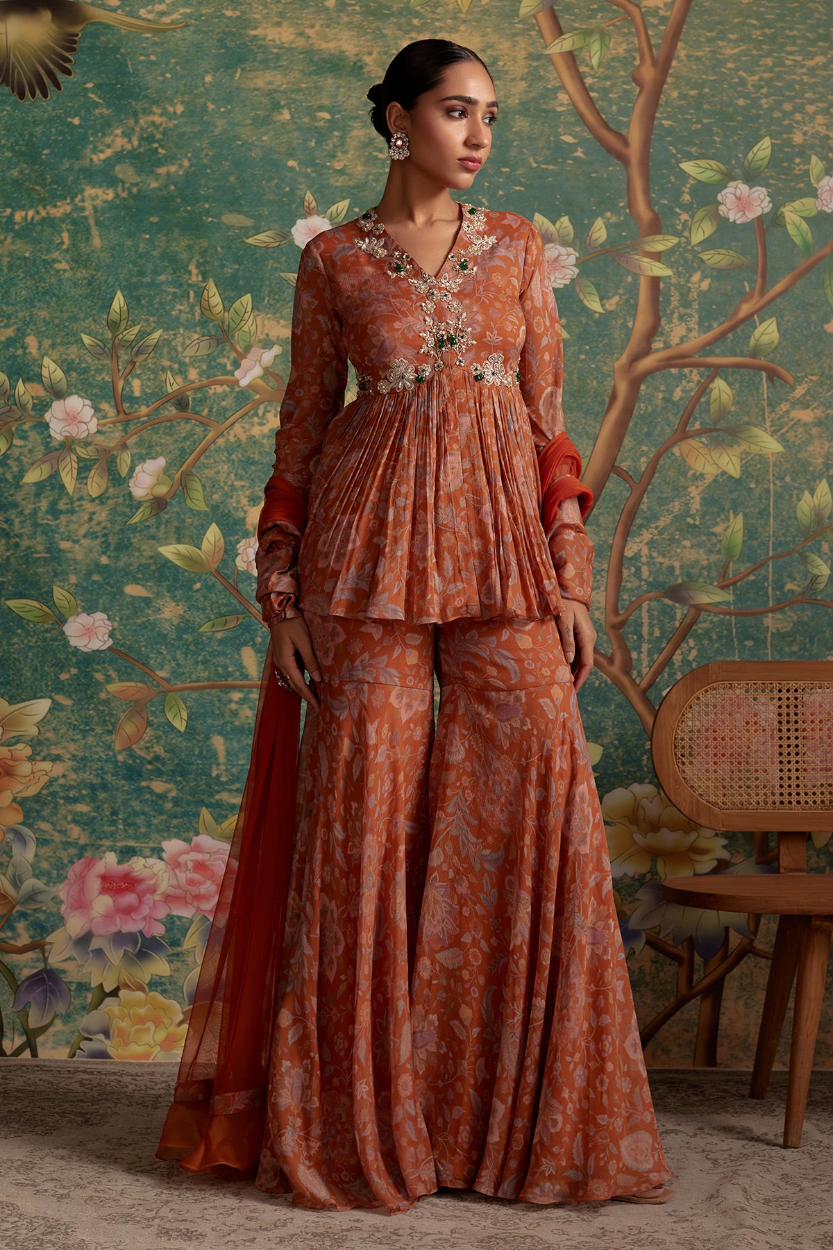 AWESPRING PEPLUM SHARARA SET – Ridhi Mehra