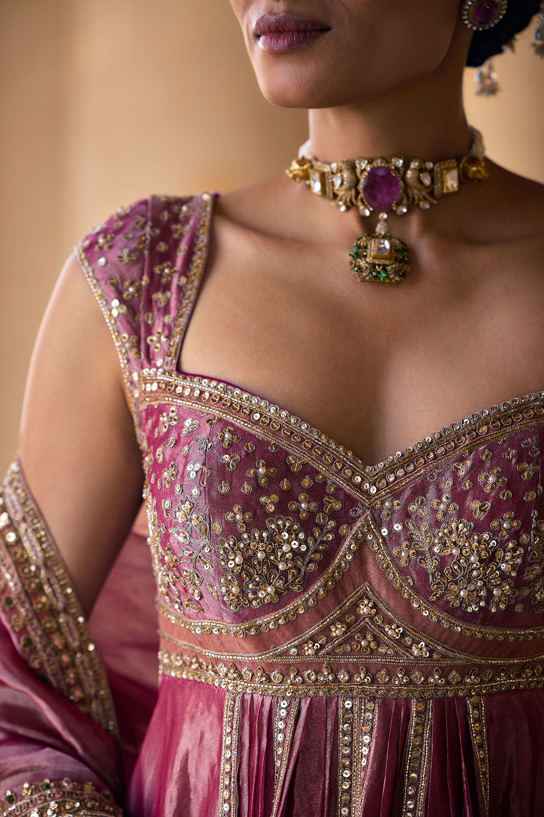 Gulnaar Anarkali Set