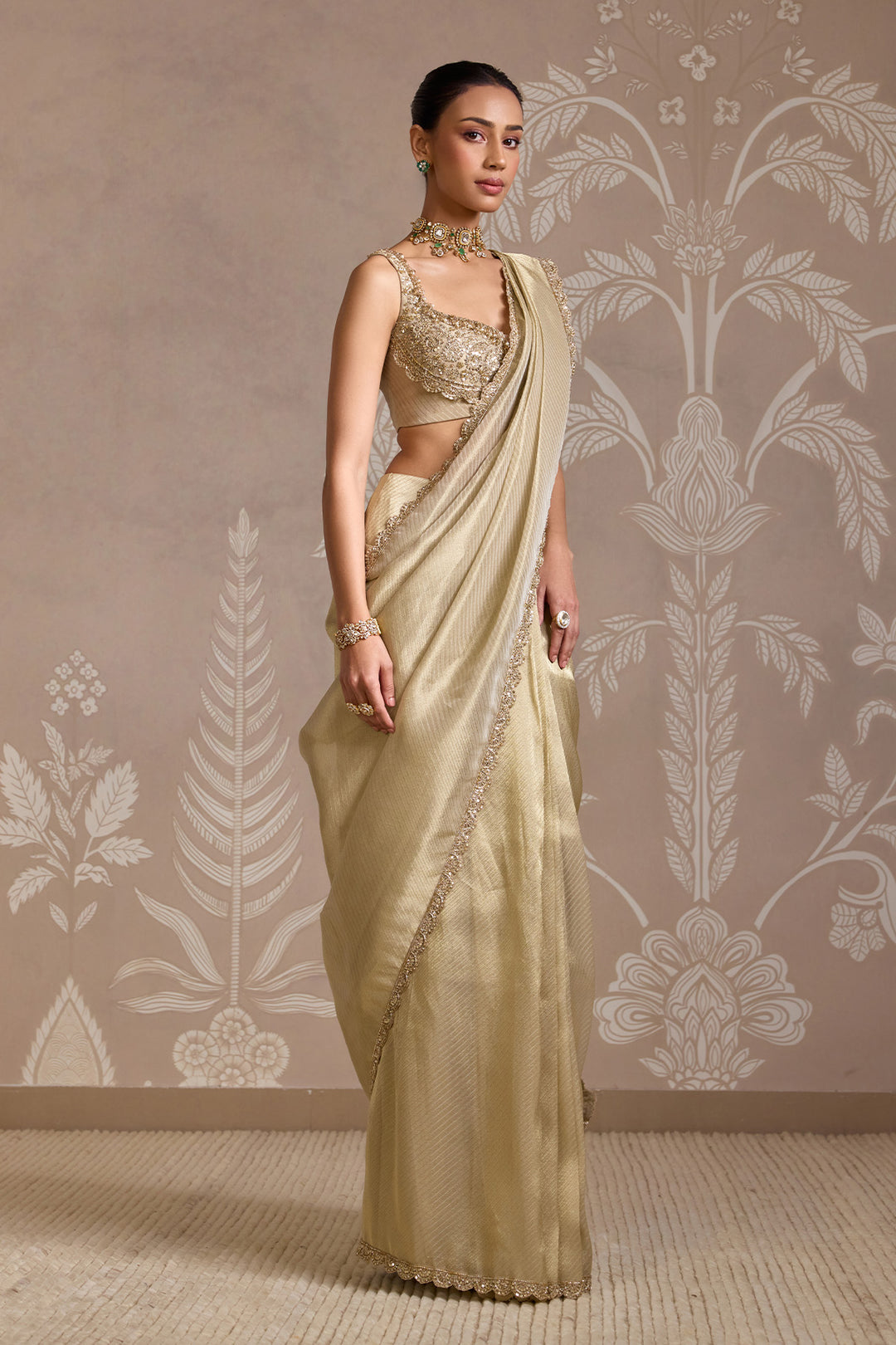 Weave Saree Set
