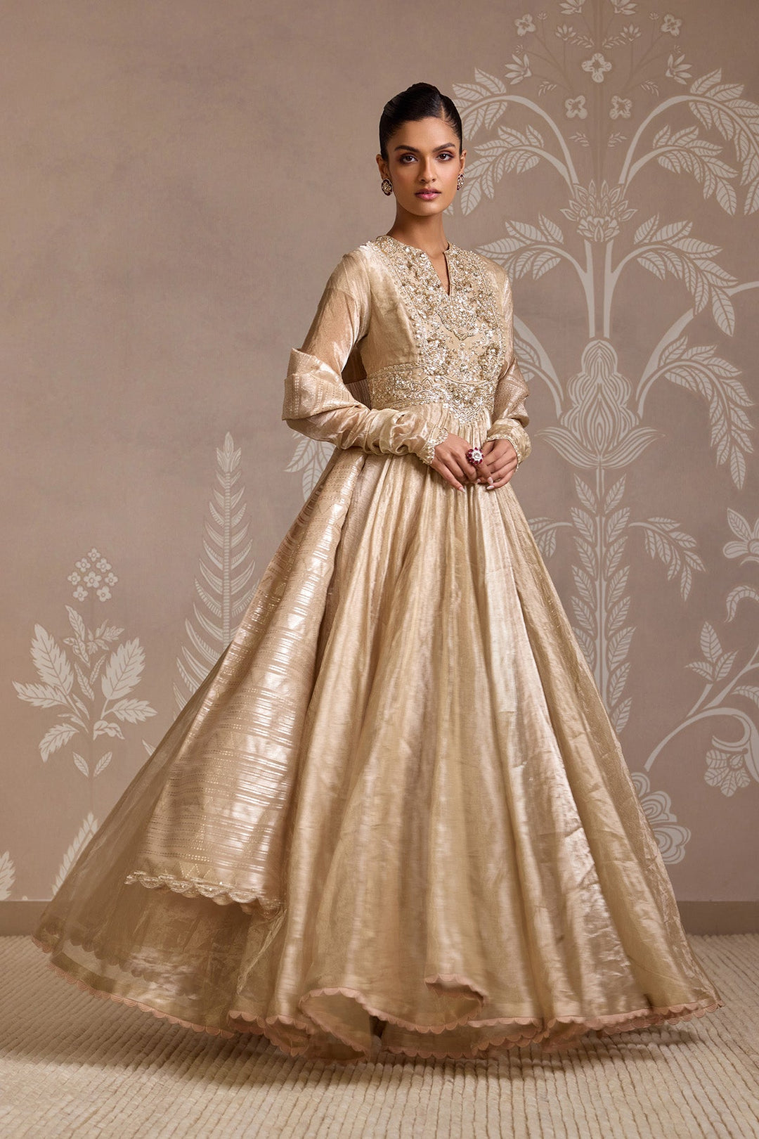 Weft Anarkali Set-RTS