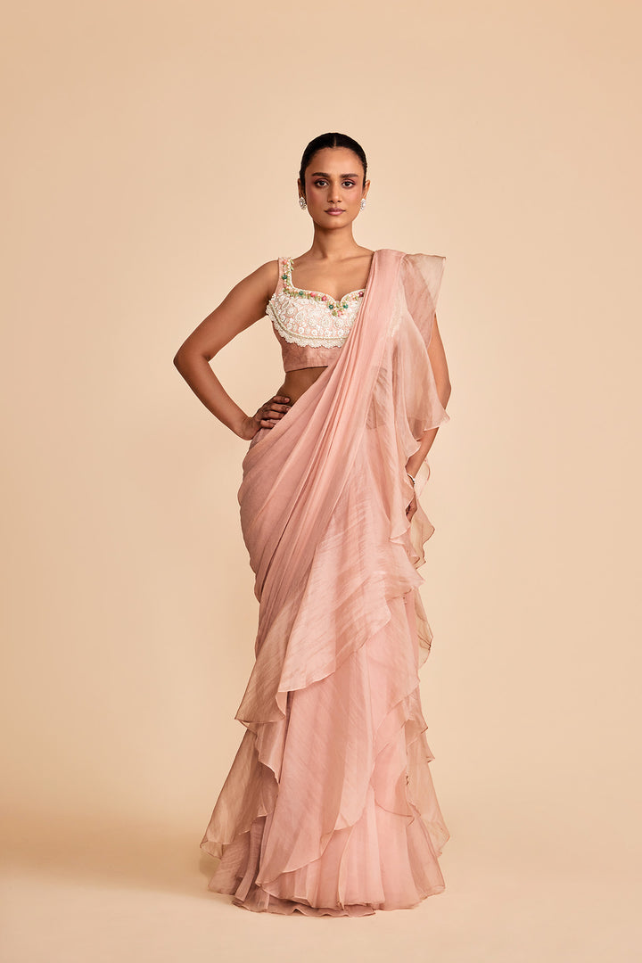 THREAD SAREE SET