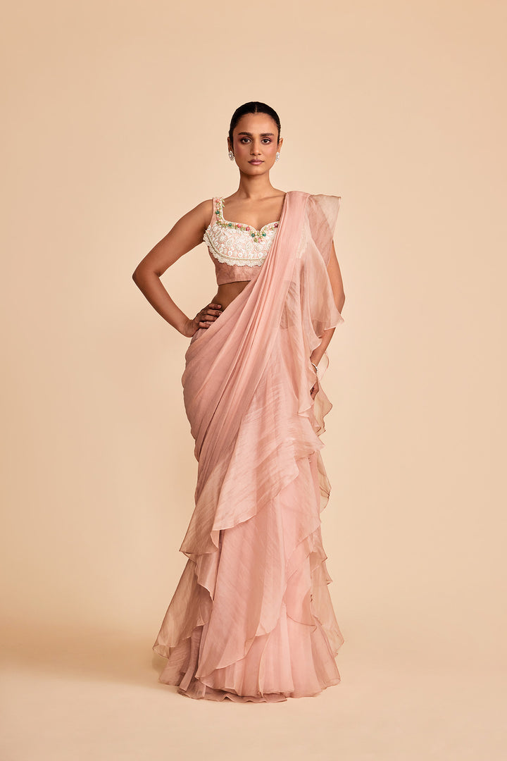 THREAD SAREE SET