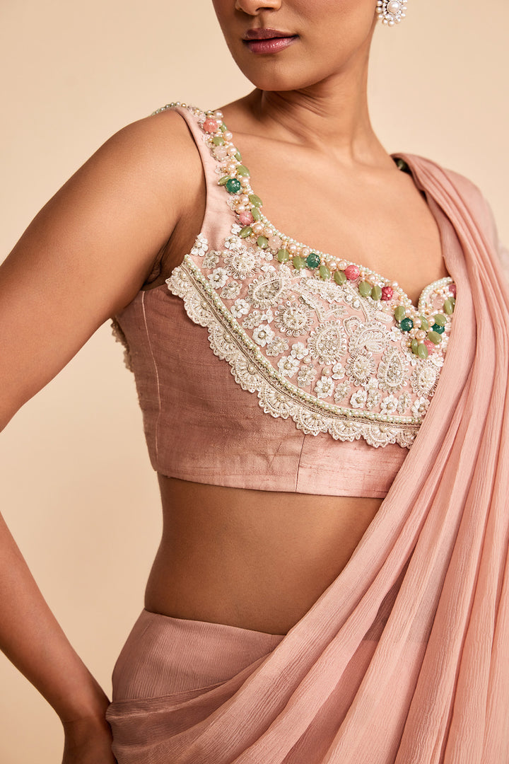 THREAD SAREE SET