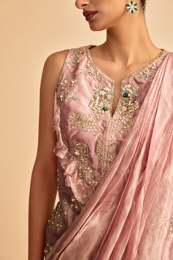 STRAND SAREE SET