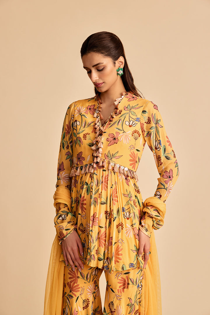 Kesar PEPLUM SET