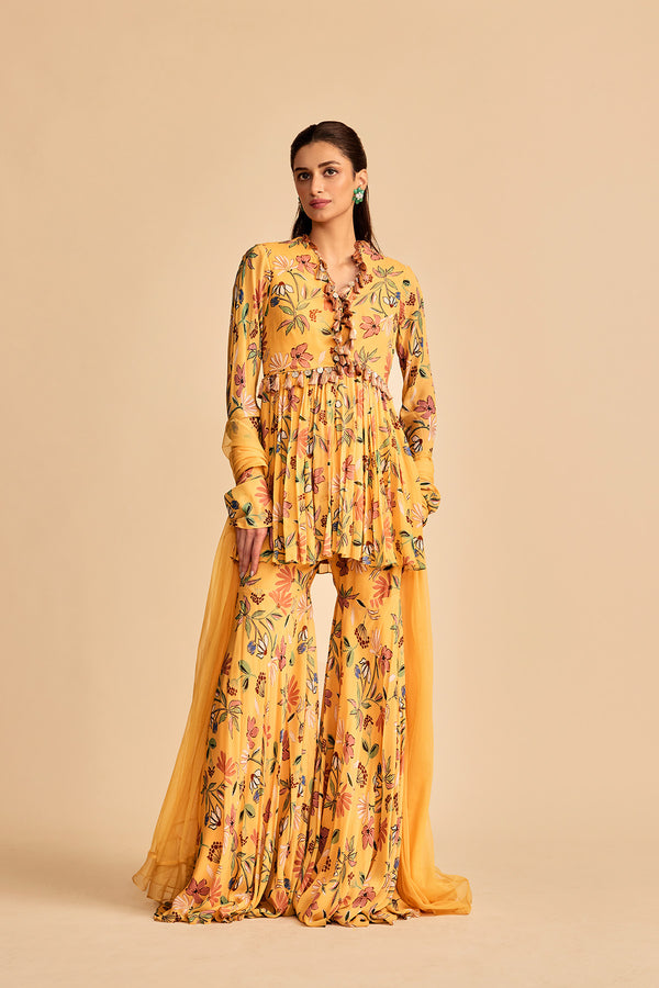 Kesar PEPLUM SET