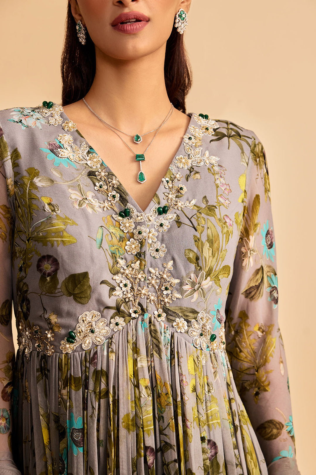 Sage PEPLUM SET