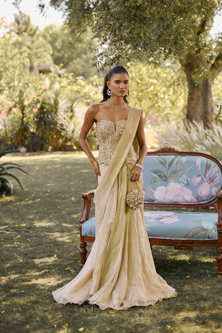 The Golden Era Saree Set