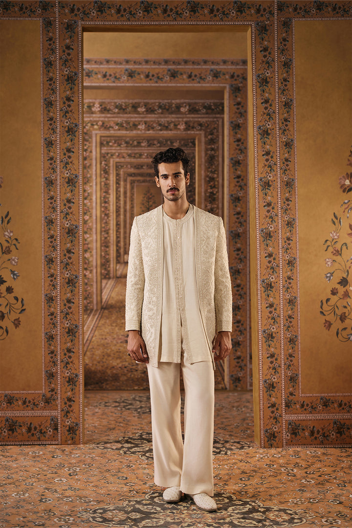 Mizaj Short Sherwani Set