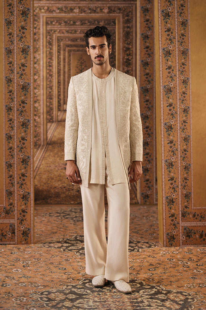Mizaj Short Sherwani Set
