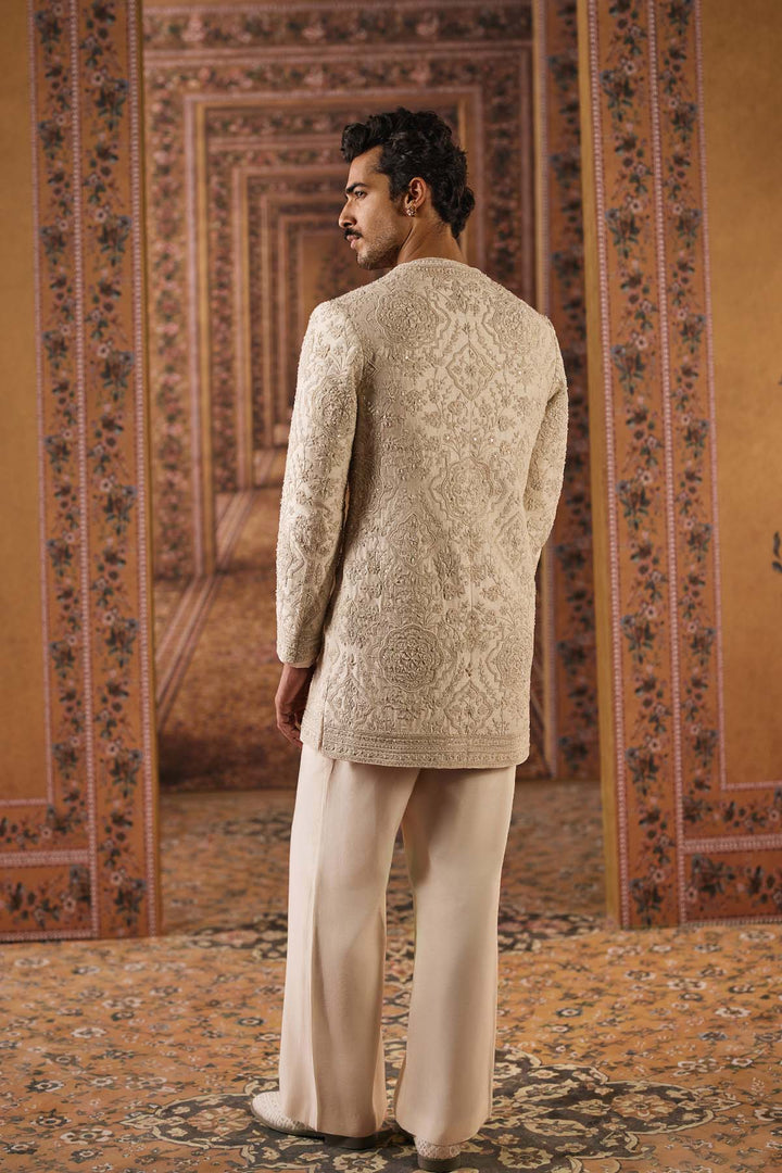 Mizaj Short Sherwani Set