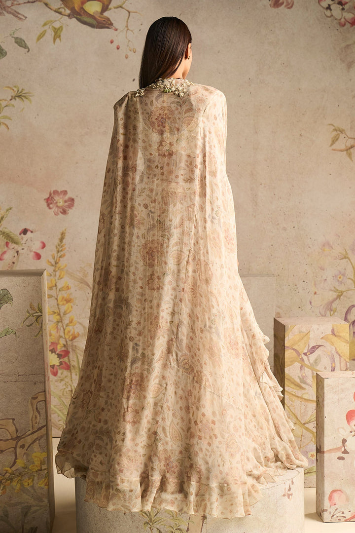 ZEST CAPE LEHENGA SET-RTS