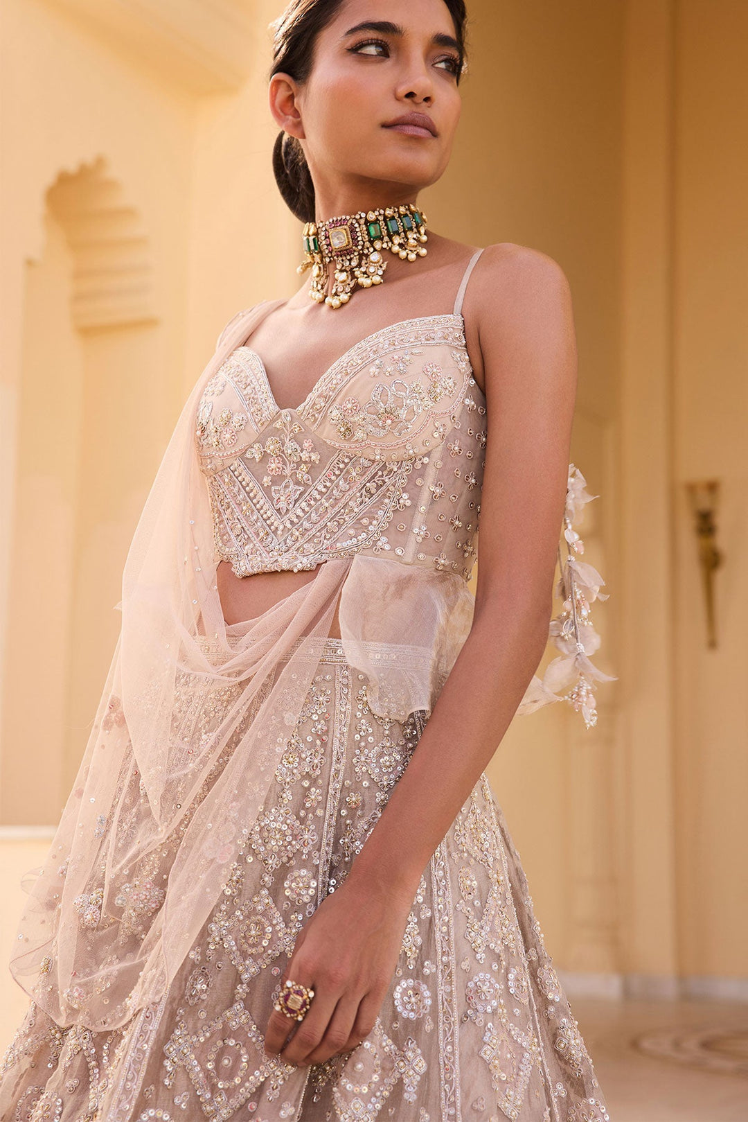Gleam Lehenga Set-RTS
