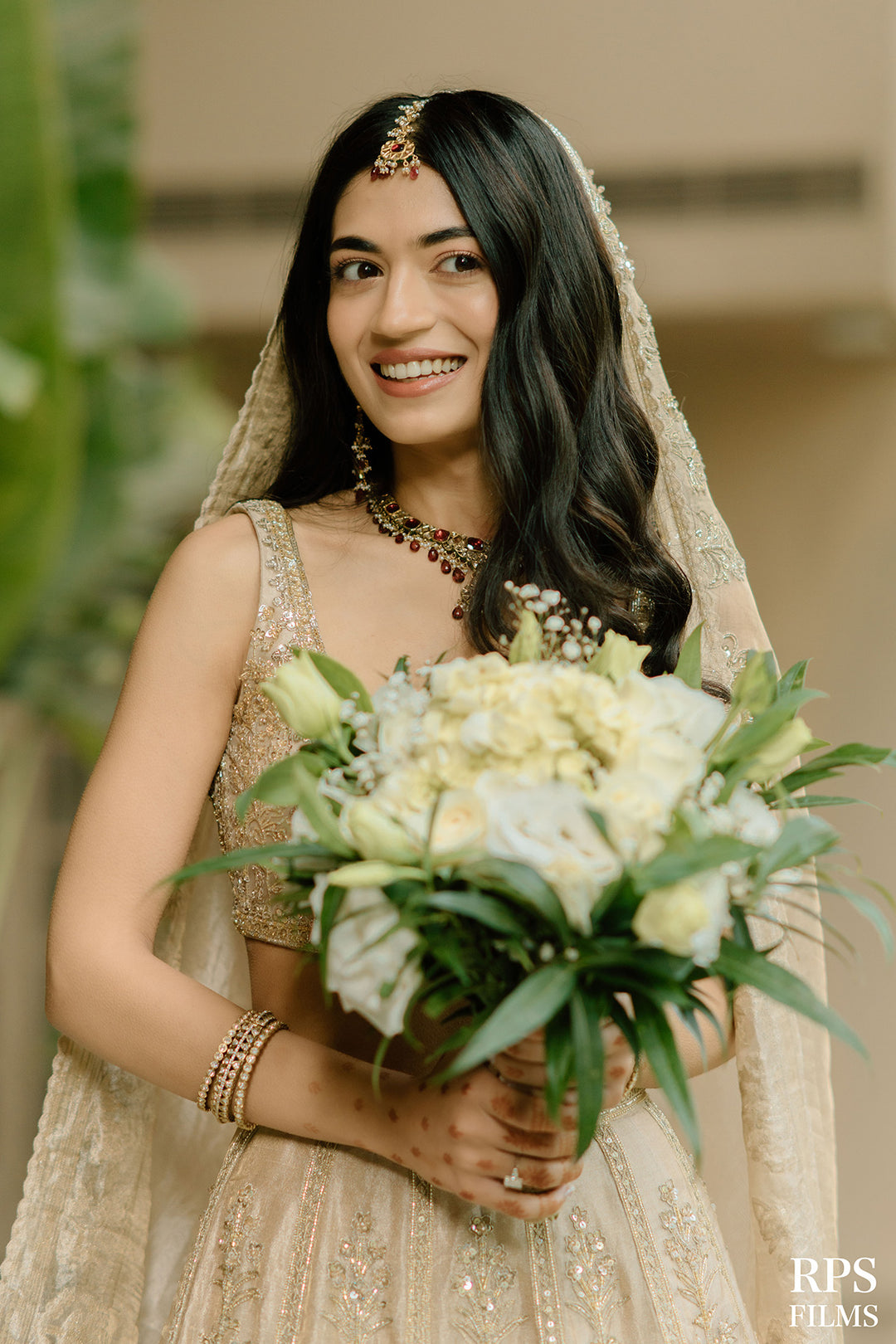 Serena Alam Shah in Swarn Lehenga Set