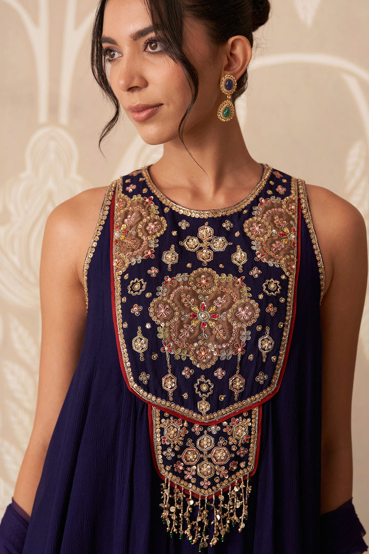 Mannat Kurti Sharara Set