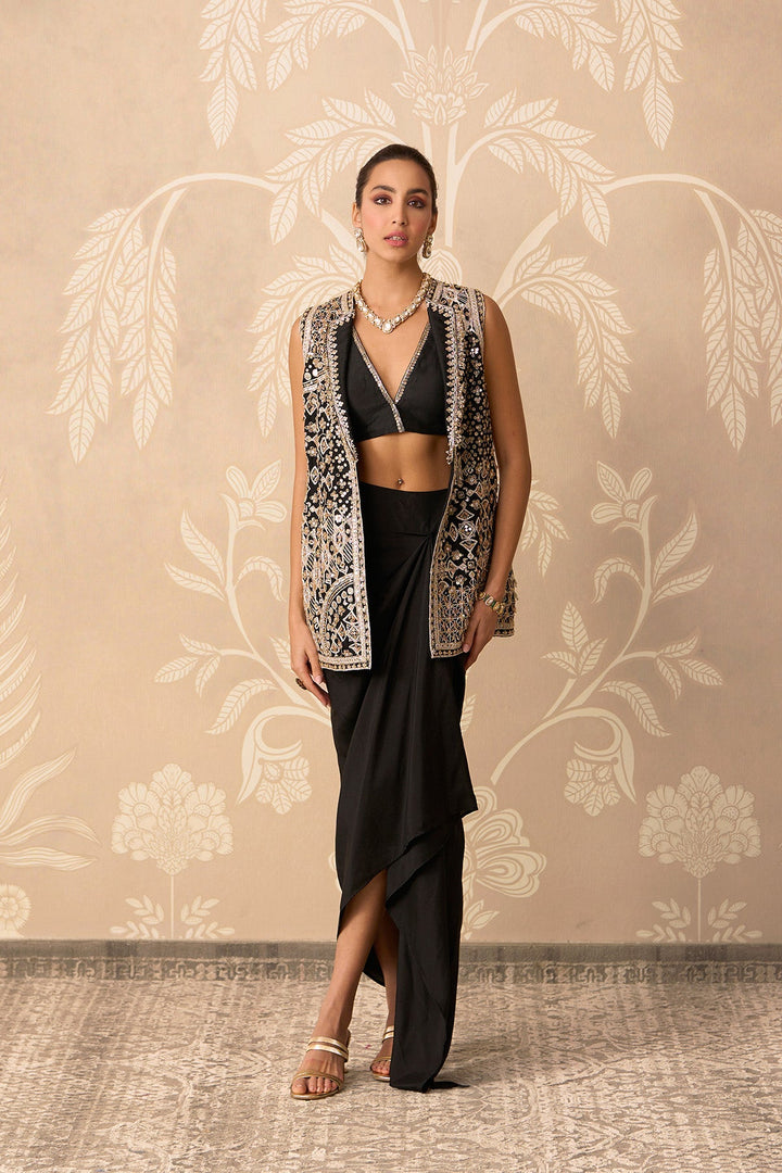 Aaina Jacket Skirt Set-RTS