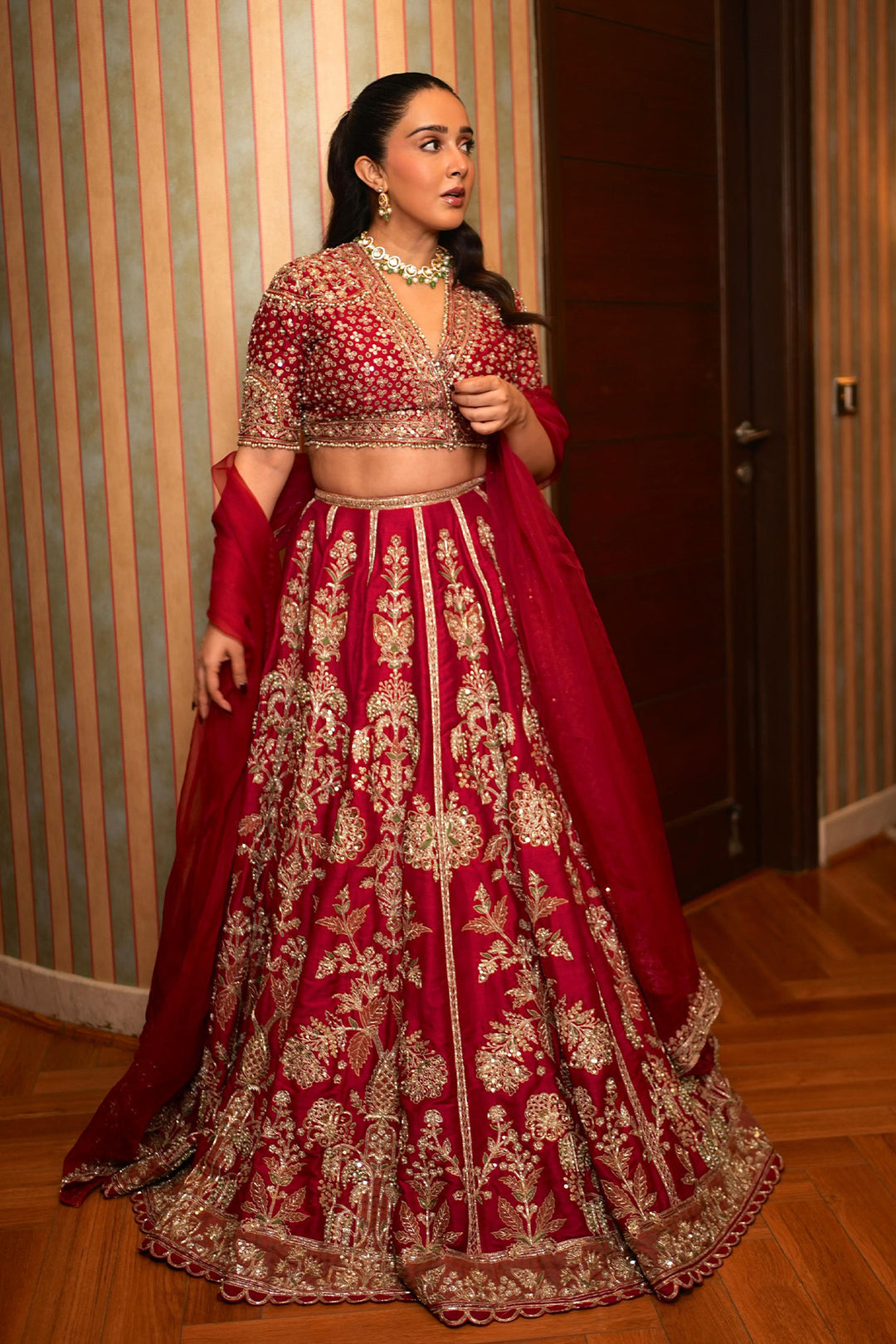 Sanjana Batra in Shanno Lehenga Set