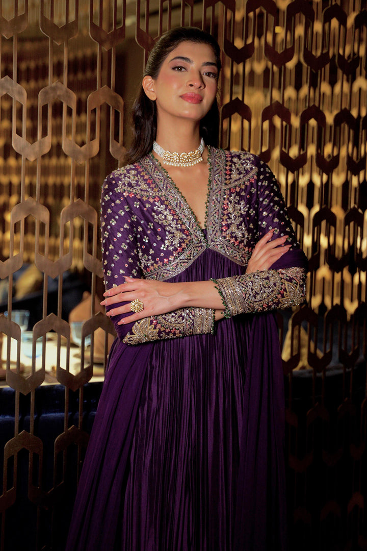 Hanna Khan in Fanon Anarkali set