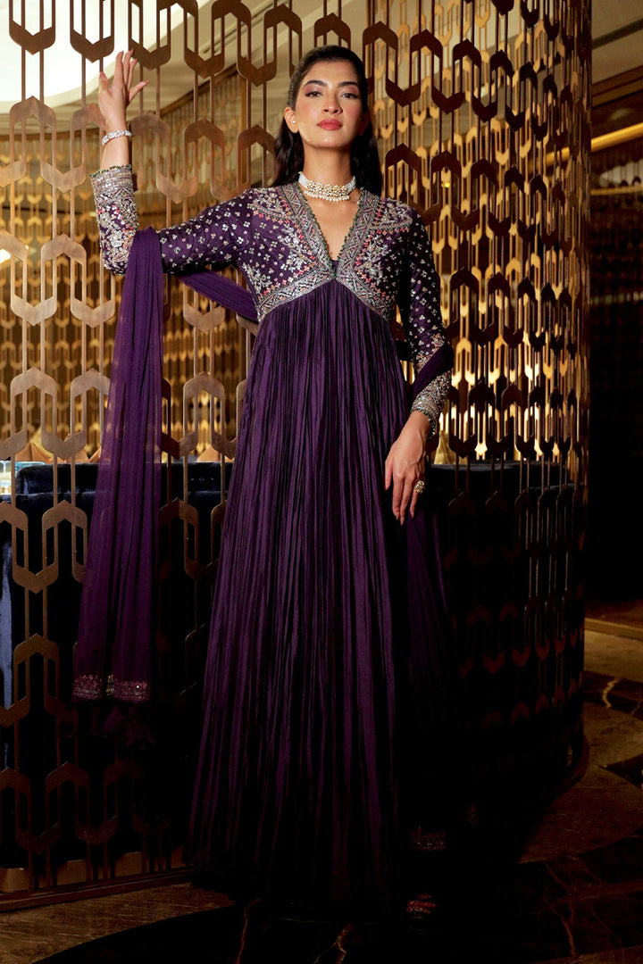 Hanna Khan in Fanon Anarkali set