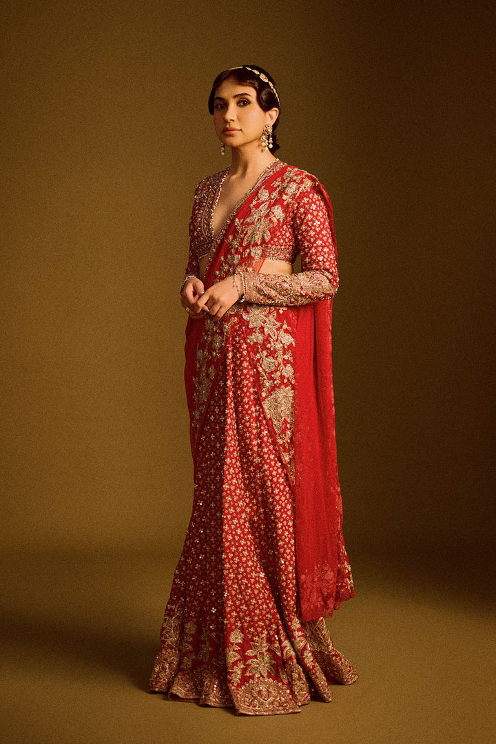 Navdeep Kaur in Sagan Saree Set