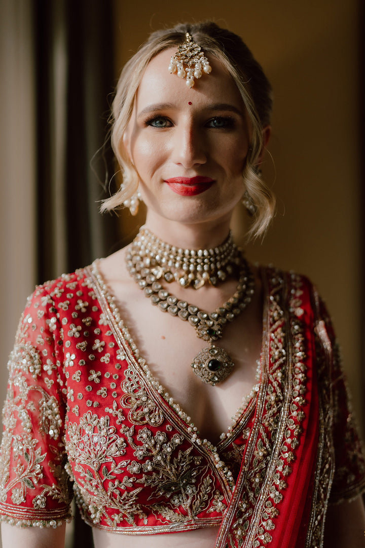 Abbey Orsler in Moga Lehenga Set
