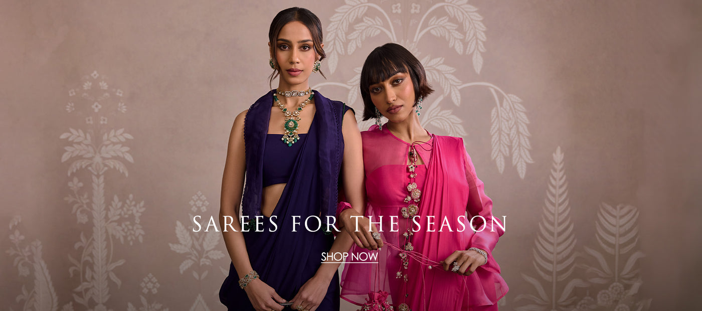 homepage sarees for the season banner
