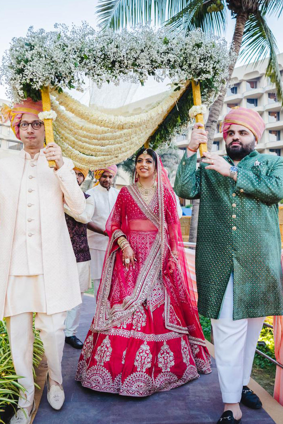 Khyati in Rani Lehenga Set