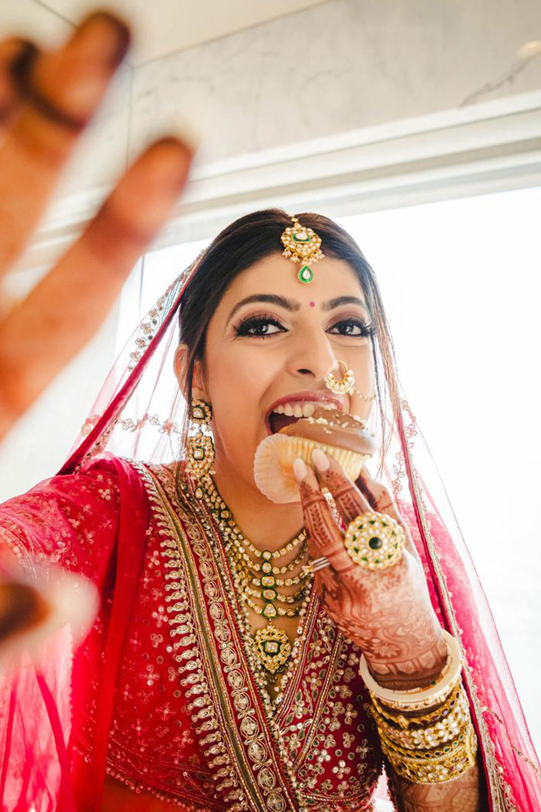 Khyati in Rani Lehenga Set