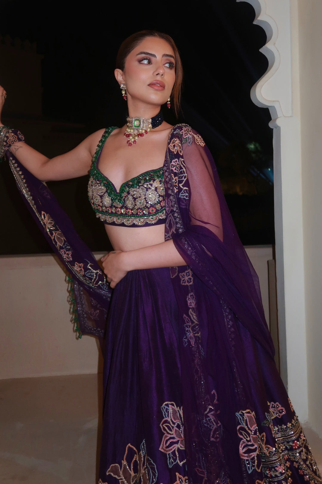 Muskan Chanana in Meetha Lehenga Set