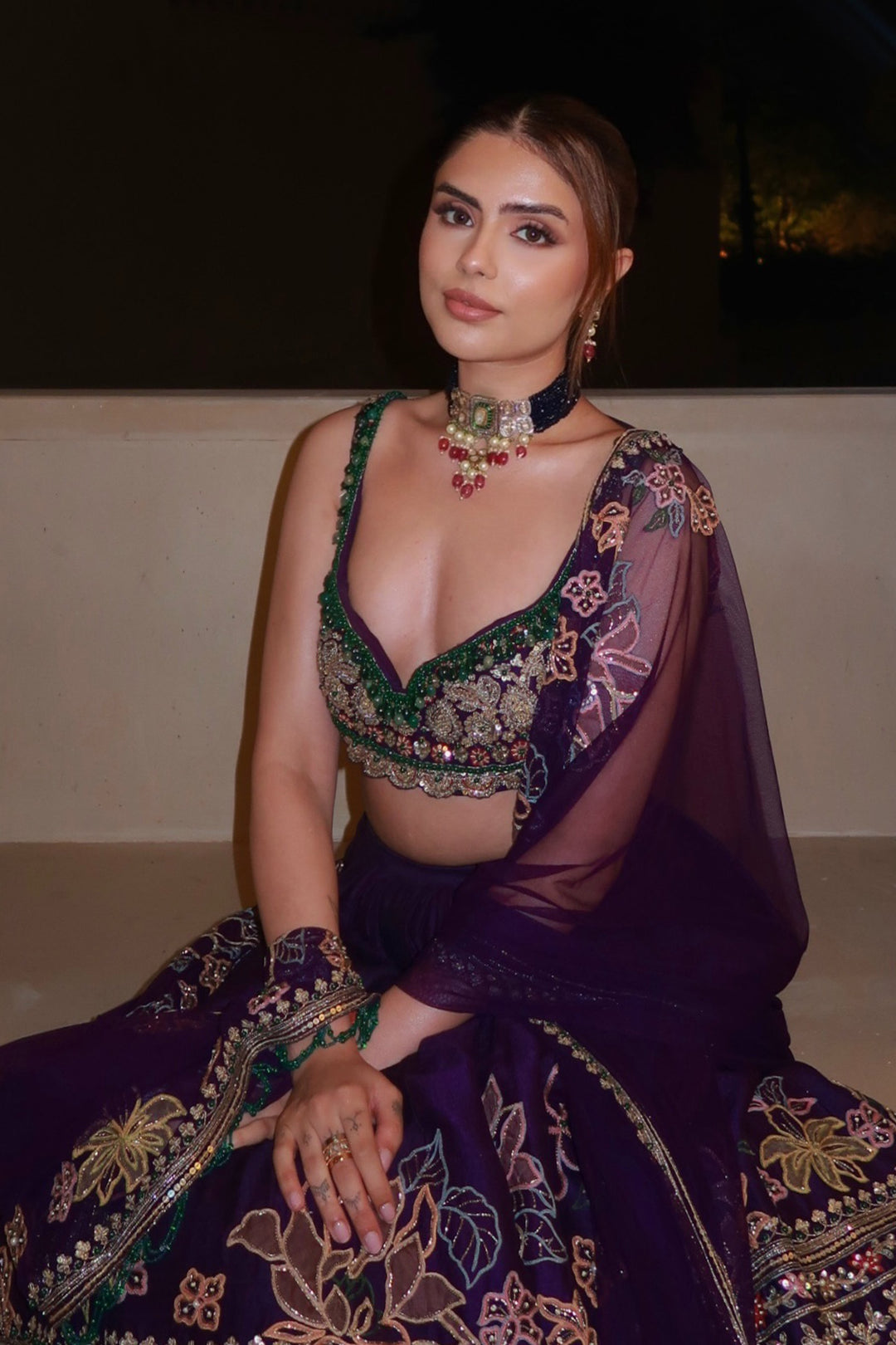 Muskan Chanana in Meetha Lehenga Set