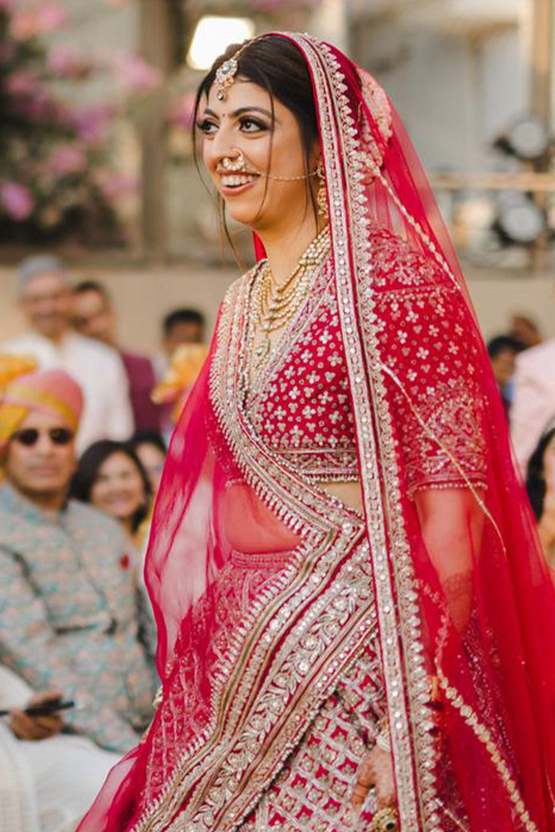 Khyati in Rani Lehenga Set