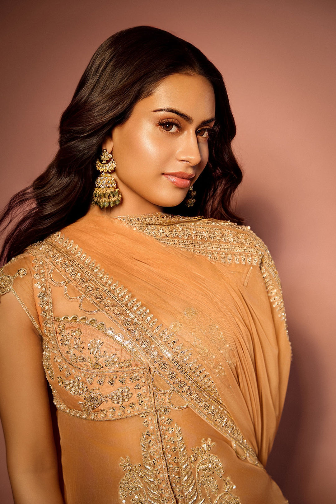 Nysa Devgan in Lustre Lehenga Set