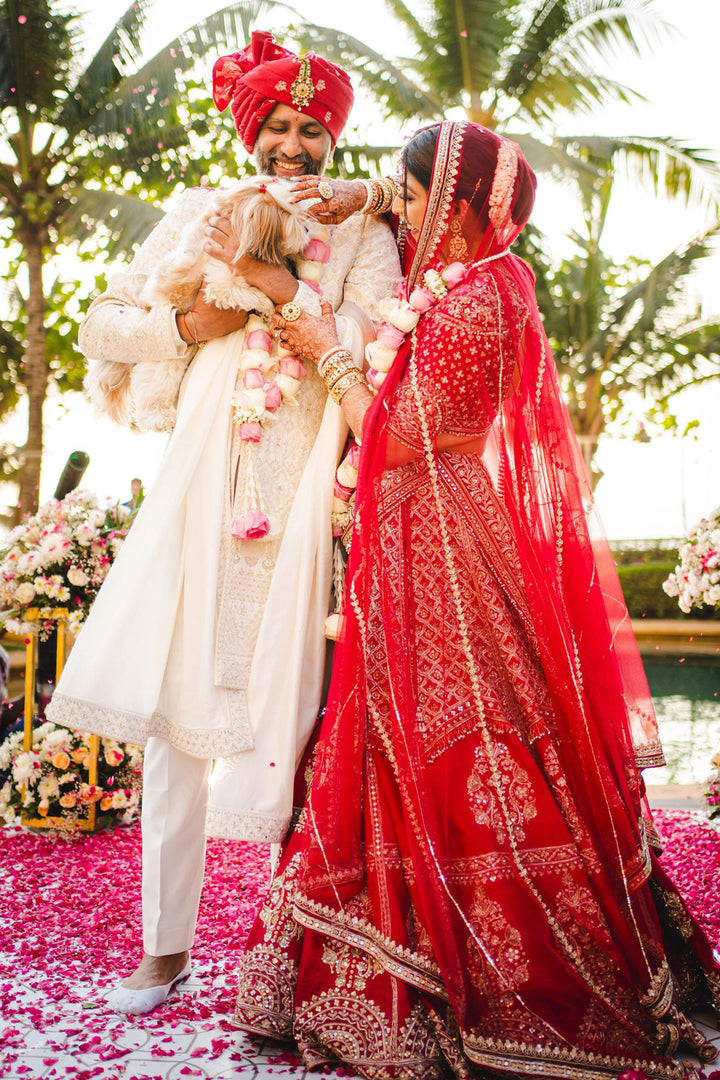 Khyati in Rani Lehenga Set