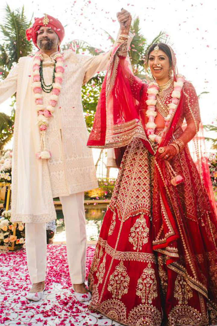 Khyati in Rani Lehenga Set