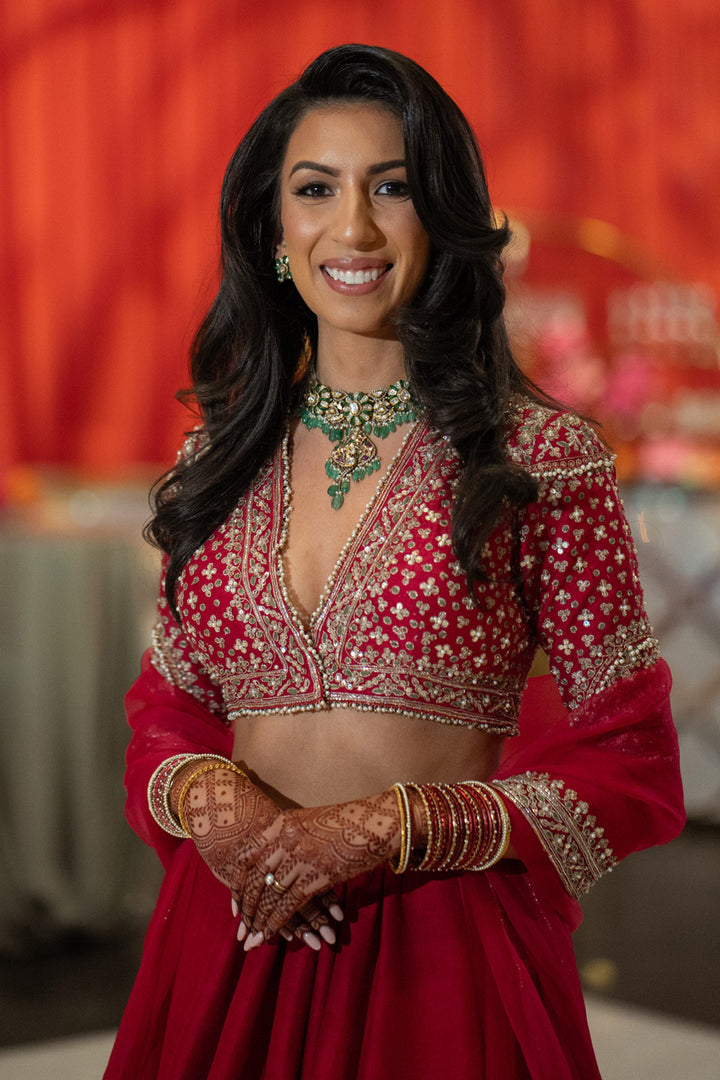 SAI SANDHU IN MOGA LEHENGA SET