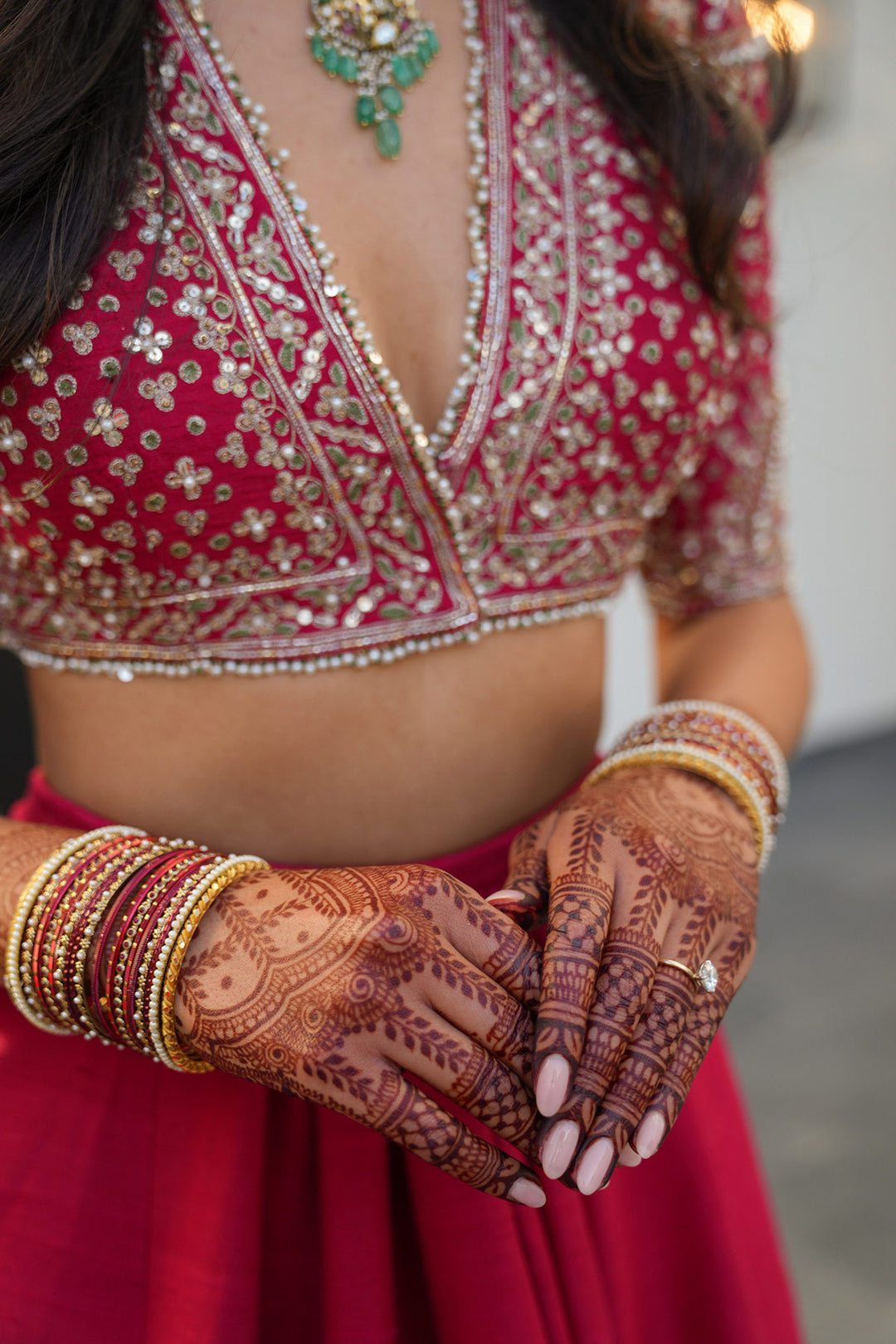 SAI SANDHU IN MOGA LEHENGA SET