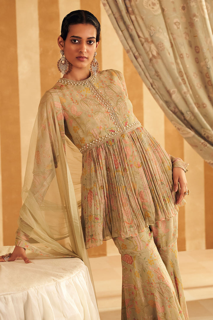 Nashit Rlc Nashit Peplum set – Ridhi Mehra
